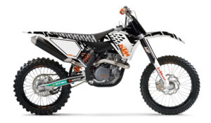 Racing plastic kit white