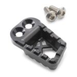 Foot brake lever step plate