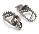 Titanium footrests
