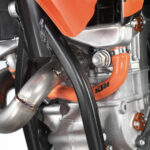 Orange radiator hoses