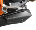 Carbon exhaust cover left