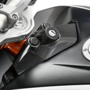 Carbon ignition lock cover