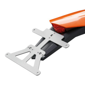 Number plate holder with quick release