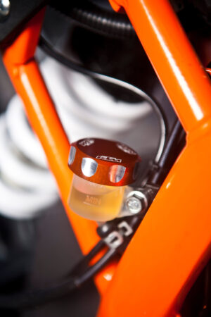 Rear brake reservoir cap
