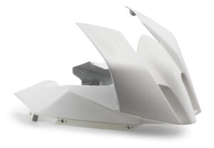 Fibreglass front fairing
