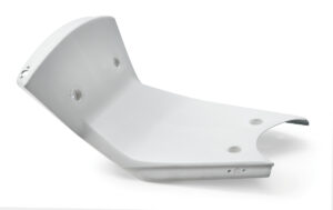 Fibreglass seat trim with quick-release