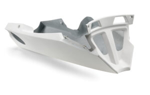 Fibreglass under-engine fairing