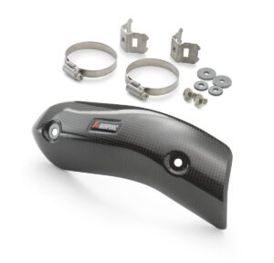 Exhaust guard carbon front
