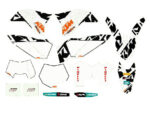 Racing graphics kit white