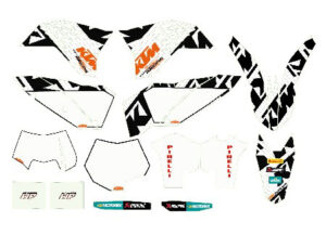 Racing graphics kit white