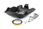 Skid plate with quick-fastener