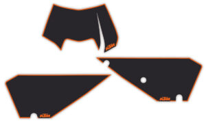 Number plate backgrounds black
