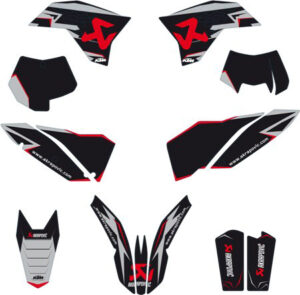 Akrapovic graphics kit