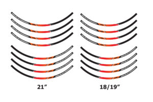 Rim sticker set