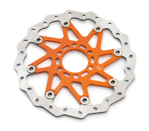 Wave brake disc front