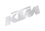 KTM sticker, white