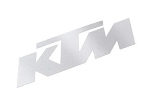 KTM sticker, white