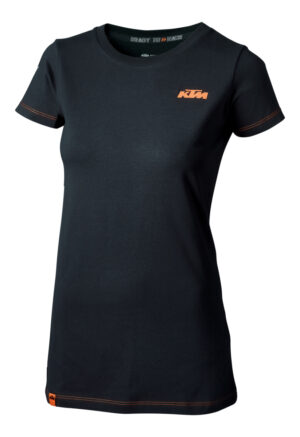 GIRLS CLASSIC TEE BLACK XS