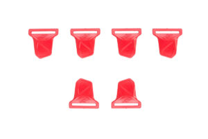 BIONIC 10 SNAP BUCKLES SET RED OS