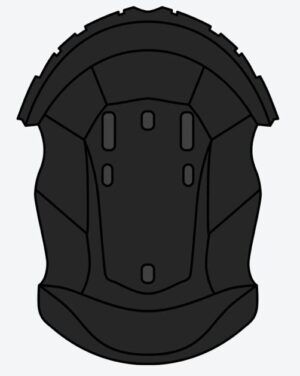 WRAAP HELMET CROWN PADDING  L/59-60