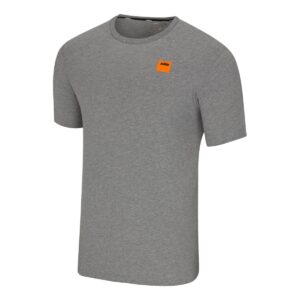 PURE TEE DARK GREY MELANGE XXS