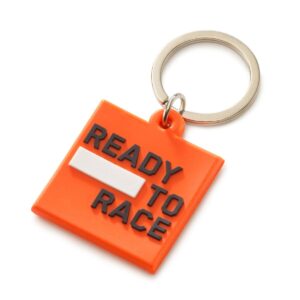 LOGO RUBBER KEYHOLDER ORANGE OS