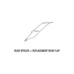 X-SPIRIT III REAR FLAP (SMALL)