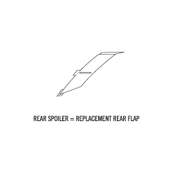 X-SPIRIT III REAR FLAP (SMALL)